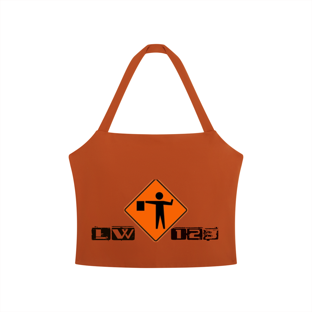 Women's Halter Crop Sports Bra
