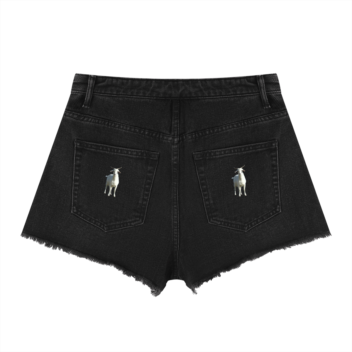 LW 123  High Rise Denim Shorts