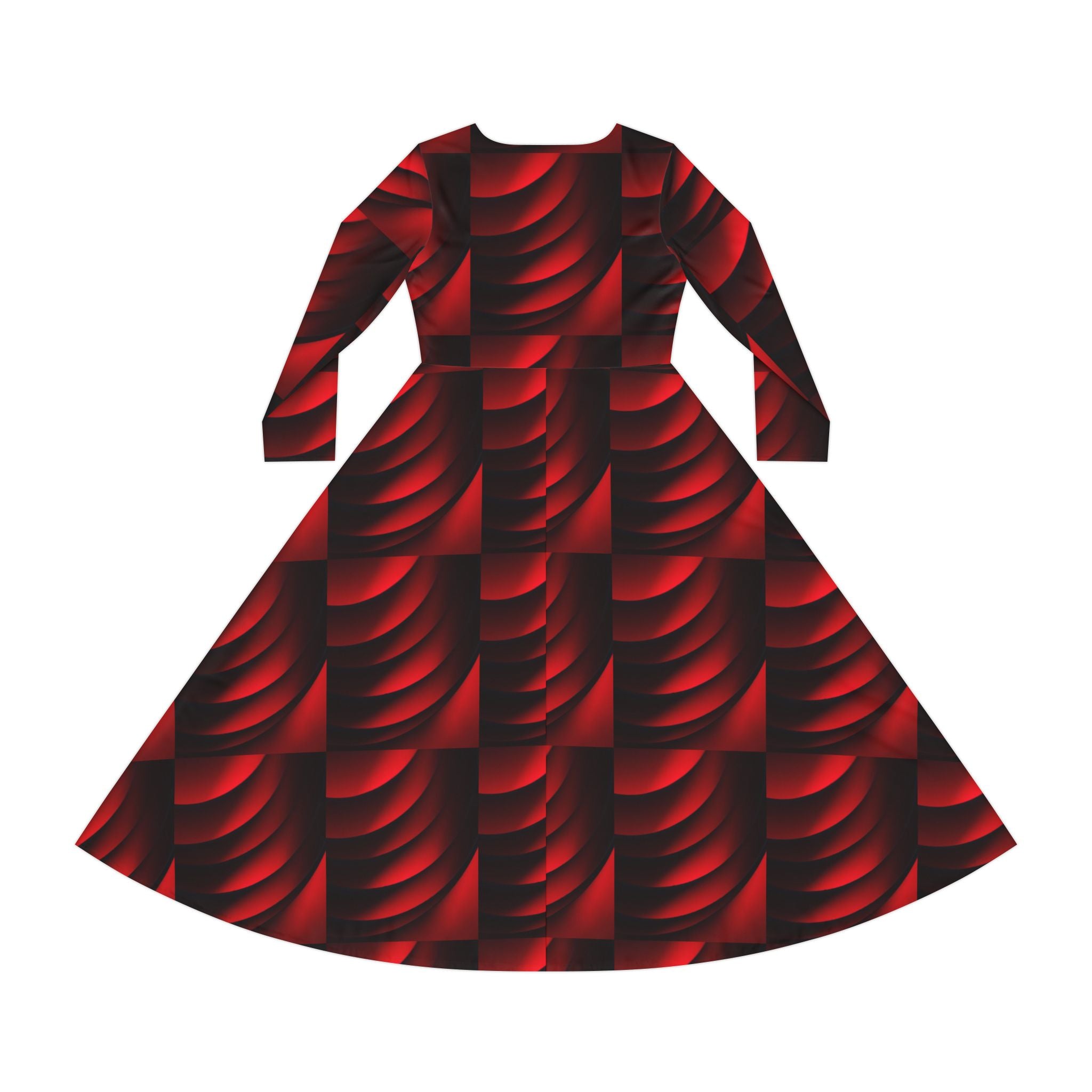 LW 123 Women's Long Sleeve Dance Dress (AOP)