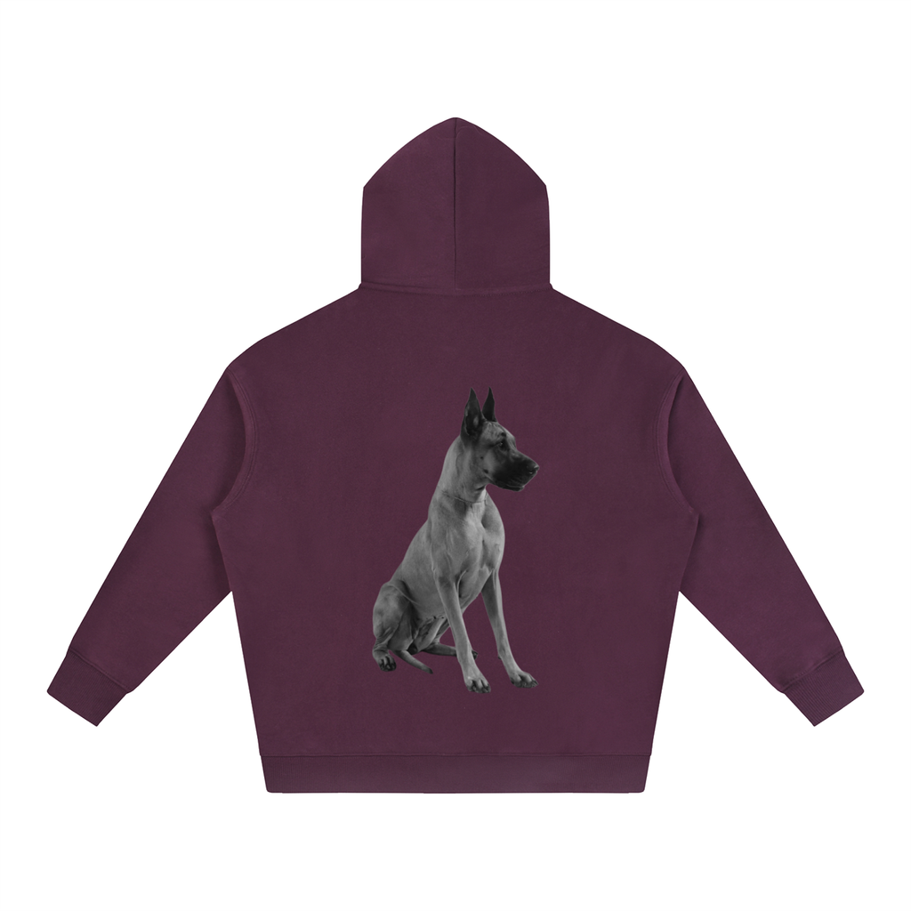 LW 123 Oversize Fleeced Hoodie