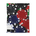 LW 123 Casino Poker Chips Cotton Duvet Blanket