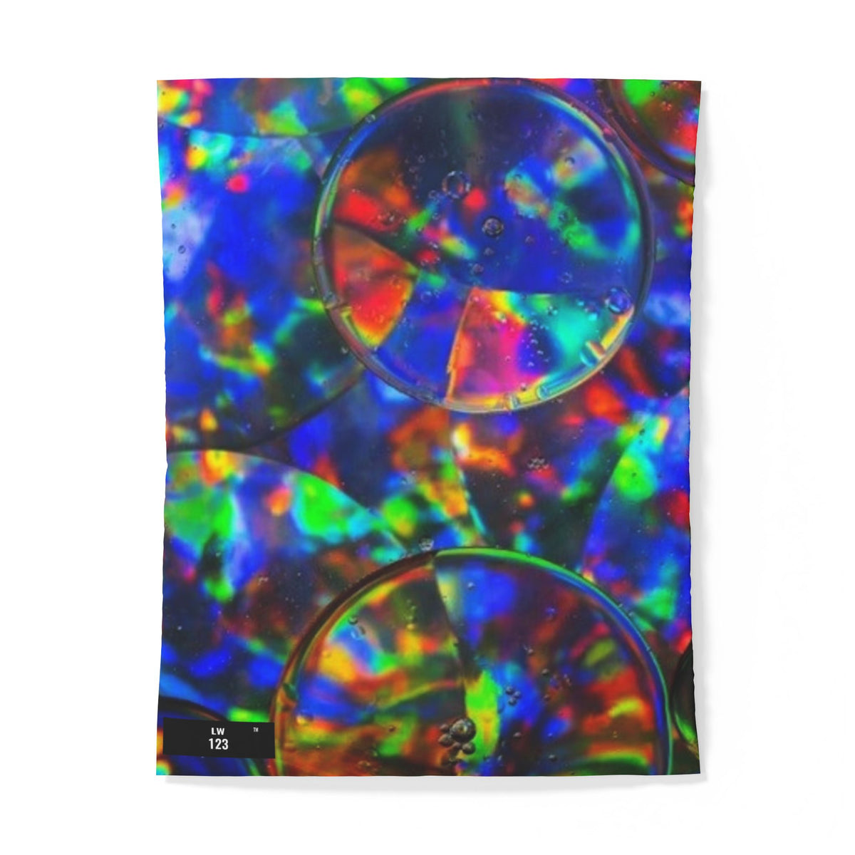 LW 123 Holographic Bubble Cotton Duvet Cover