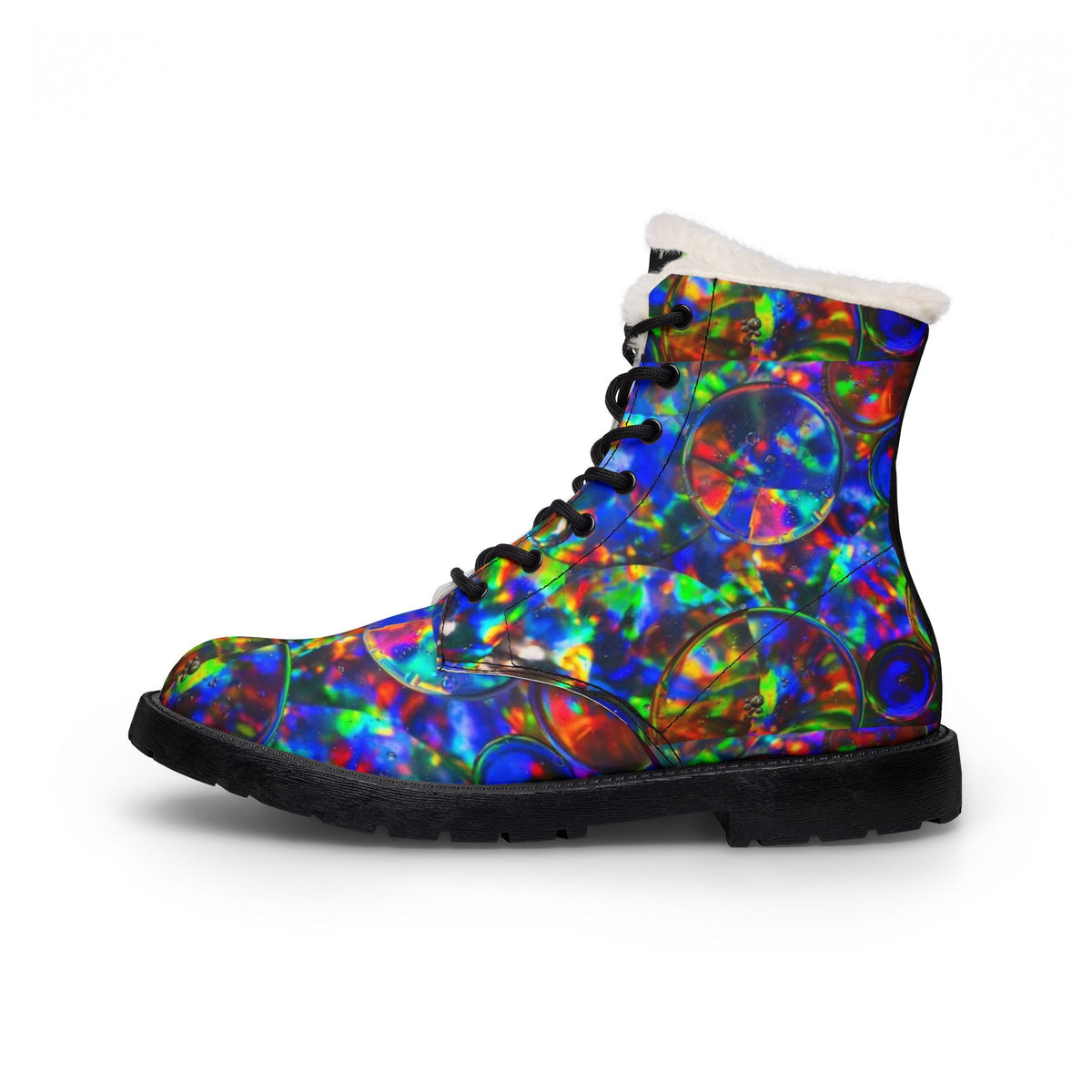 LW 123 Fur Lined Leather Boots