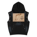 LW 123  Sleeveless Hoodie