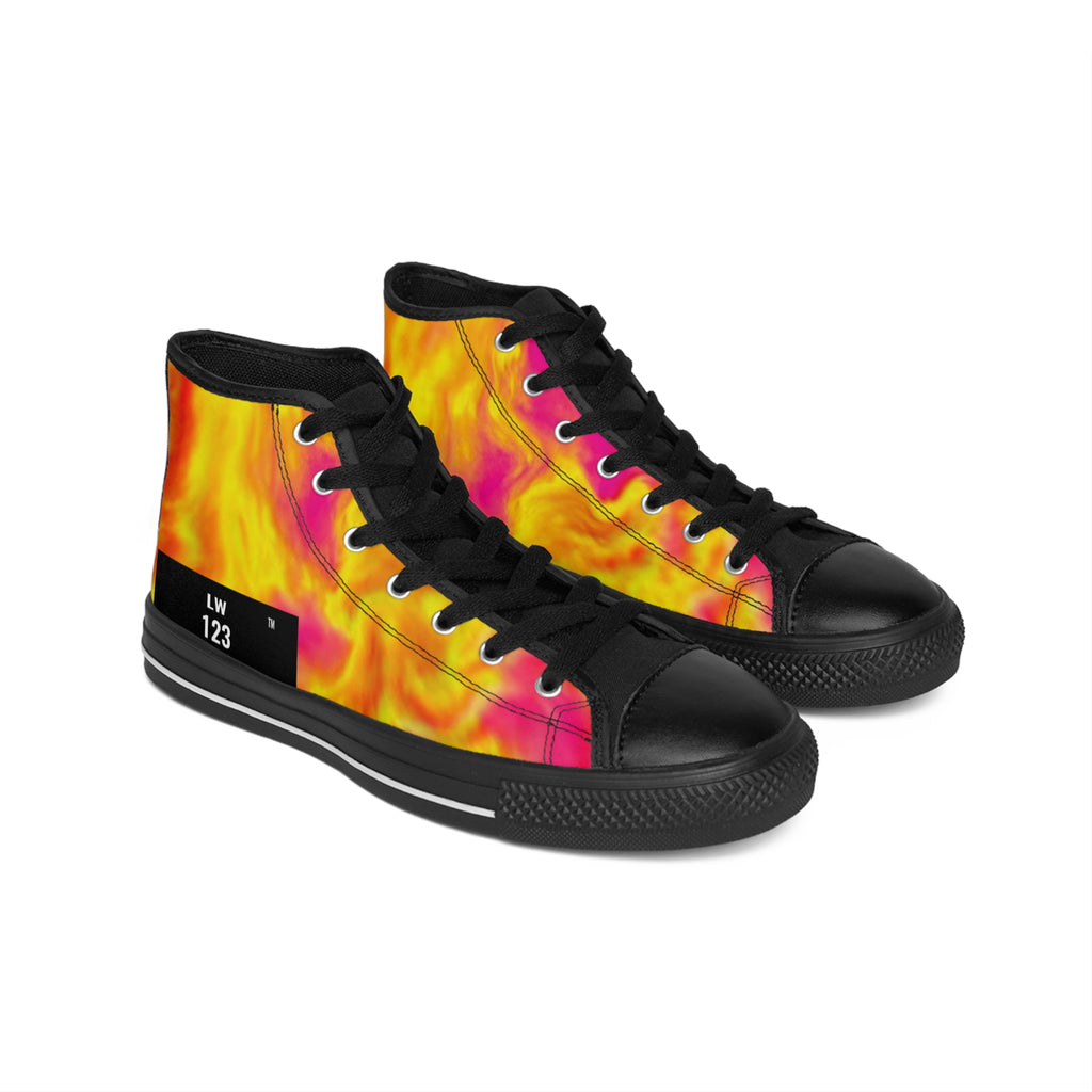 LW 123 High-Top Flame Sneakers