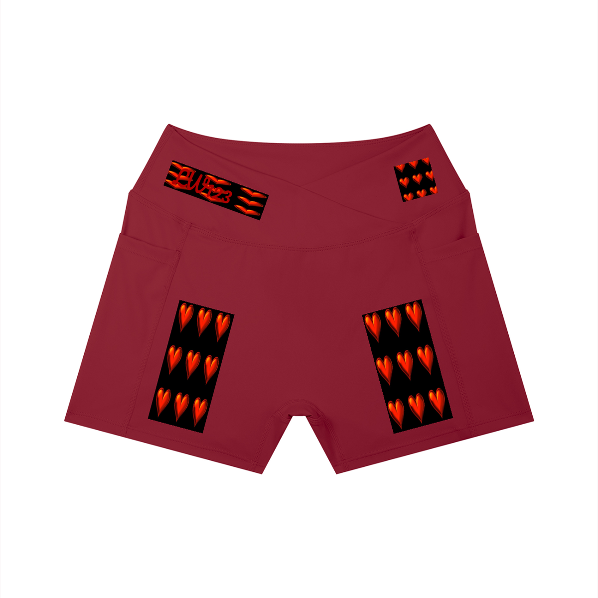 LW 123 Women’s High Rise Pocket Yoga Shorts