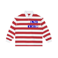Color Block Stripe Polo Shirt