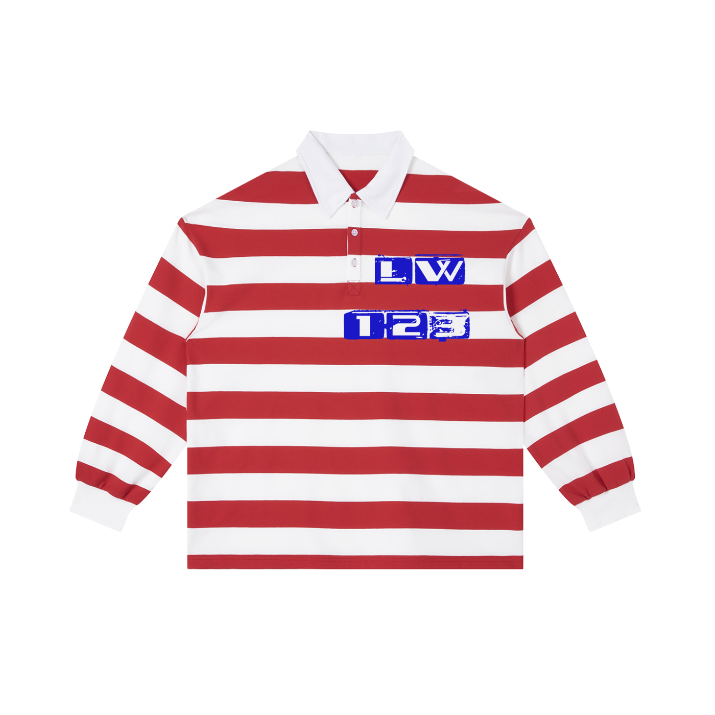 Color Block Stripe Polo Shirt