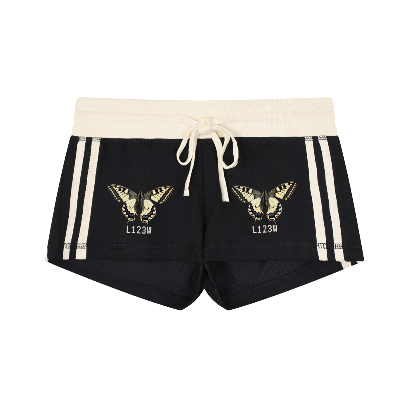 Women's Contrast Stripe Track Shorts