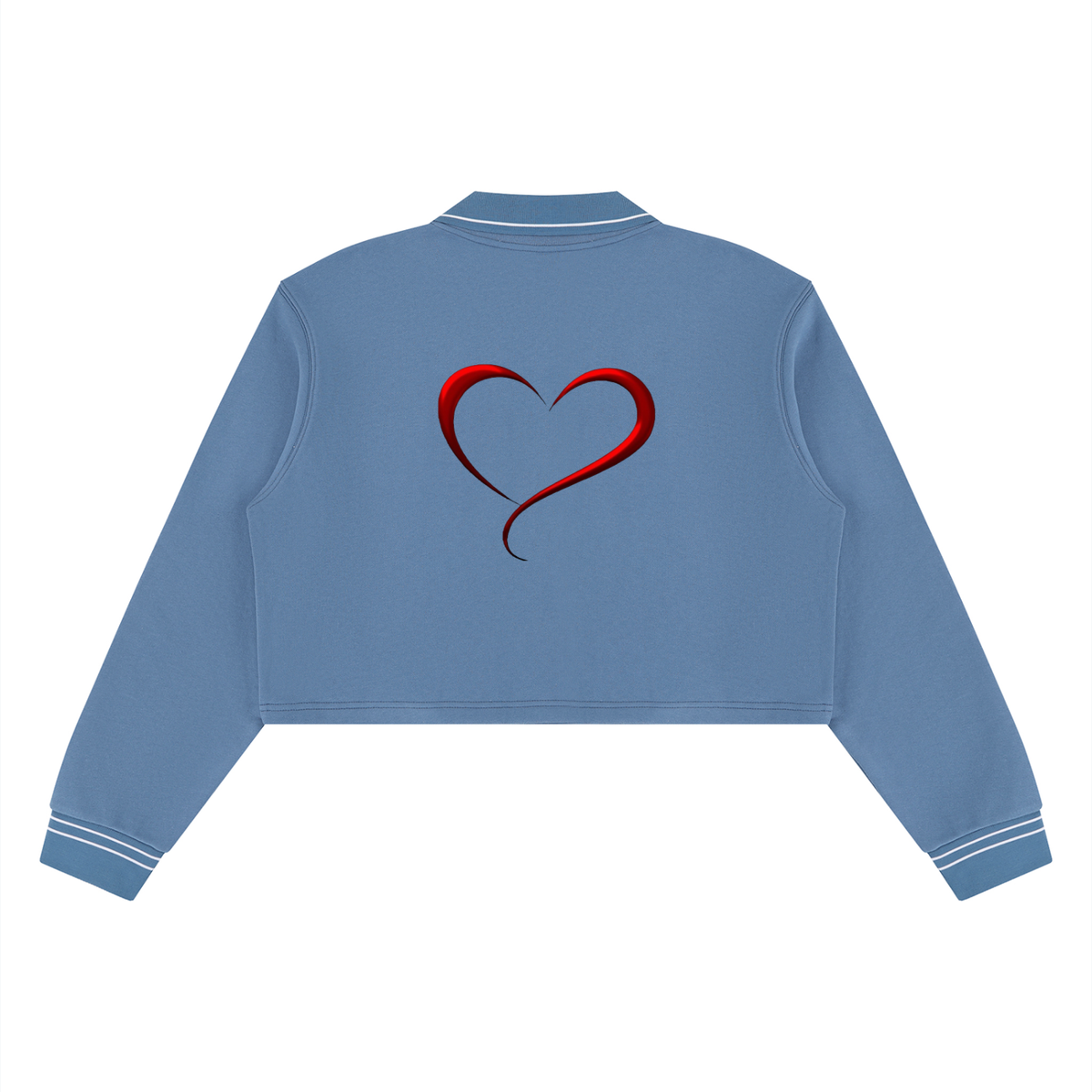 LW 123 Women’s Crop Collared Sweatshirt