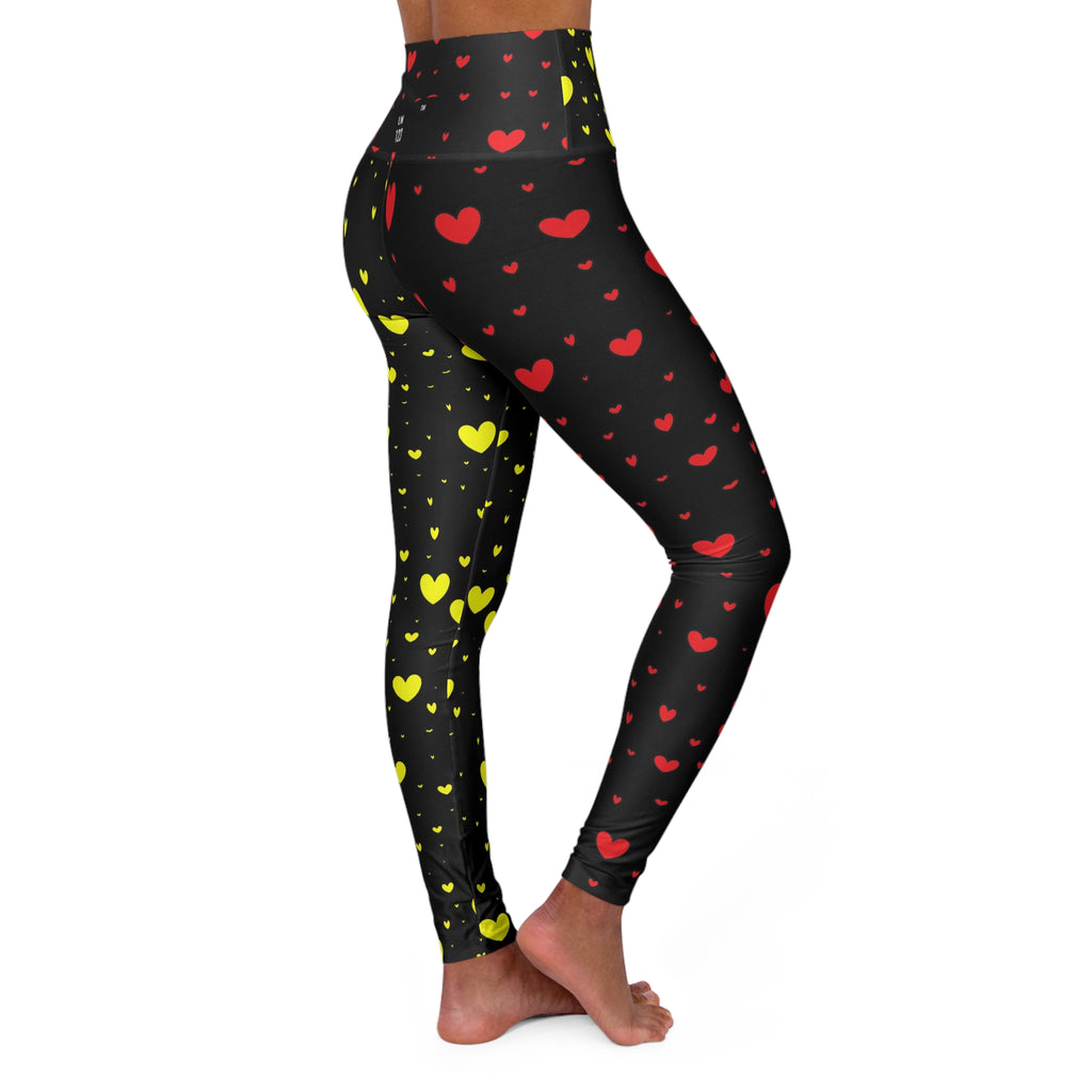 LW 123 High Waisted Yoga Leggings (AOP)