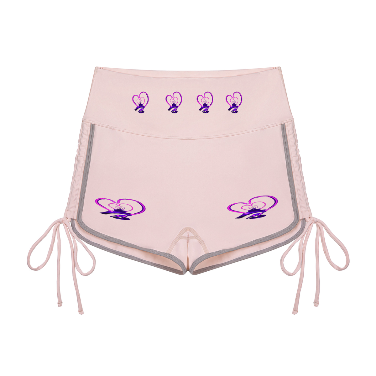 LW 123  High Waisted Yoga Shorts
