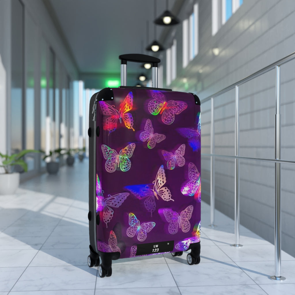 LW 123 Butterfly Glow Suitcase