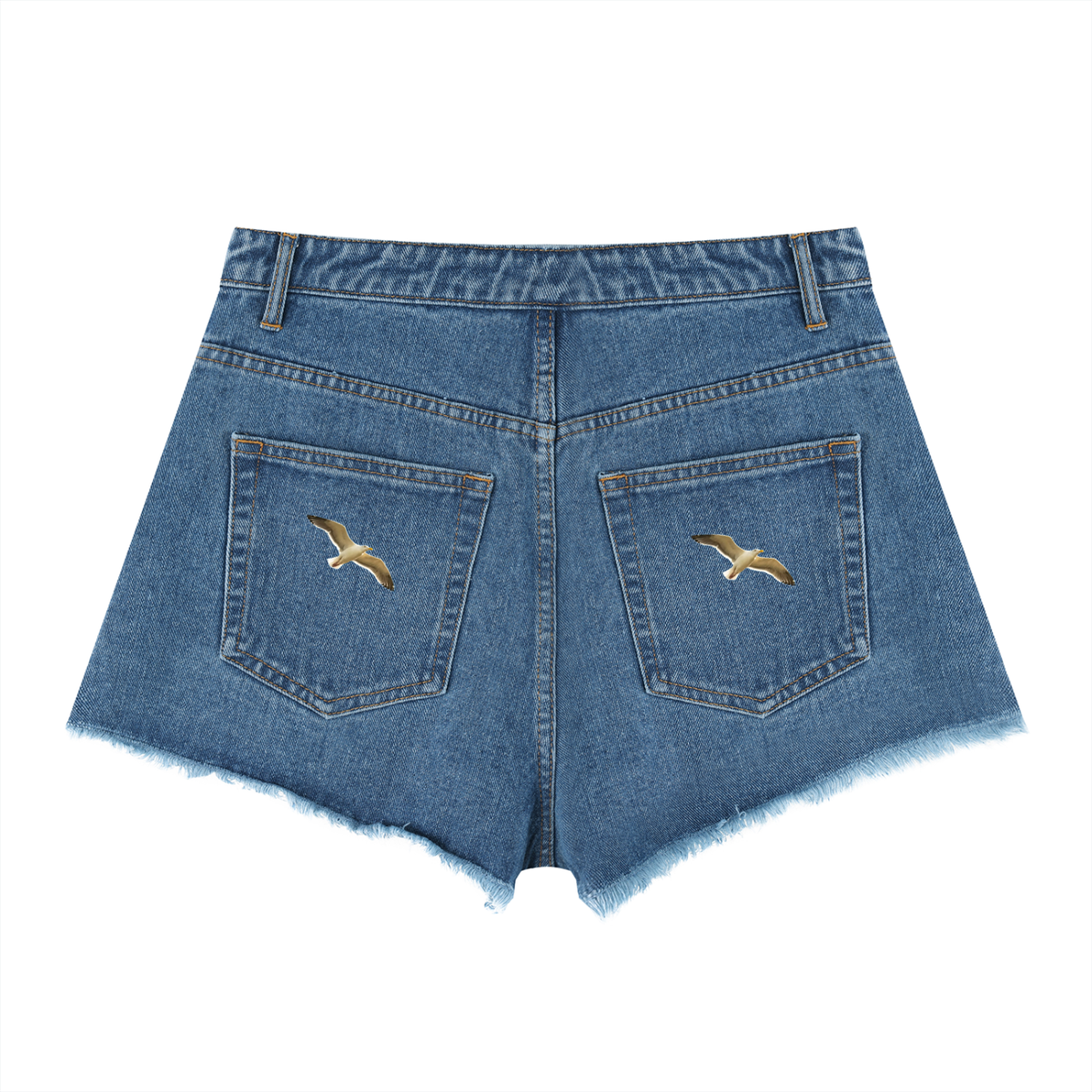 LW 123  High Rise Denim Shorts