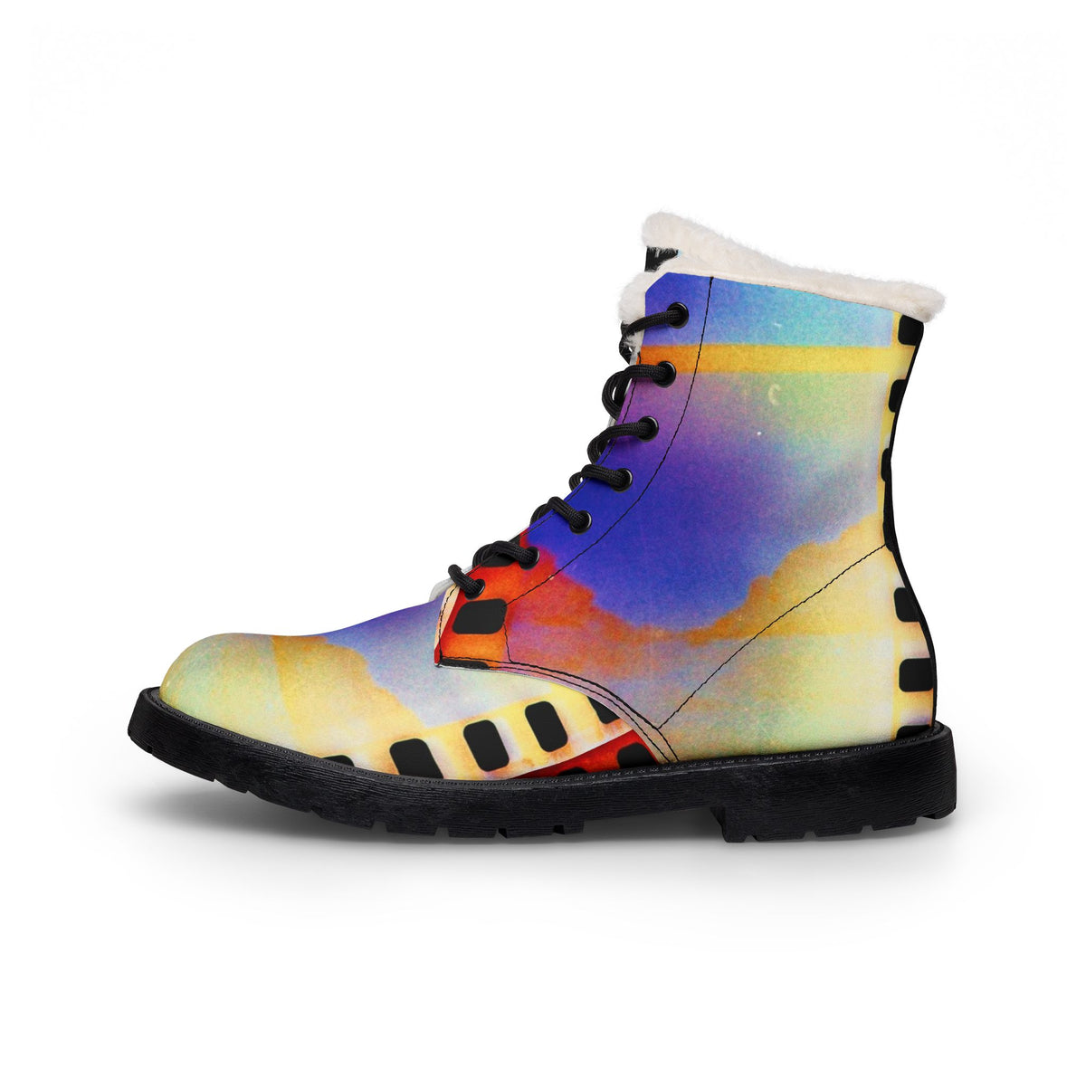 LW 123 Women's Fur-Lined Leather Boots