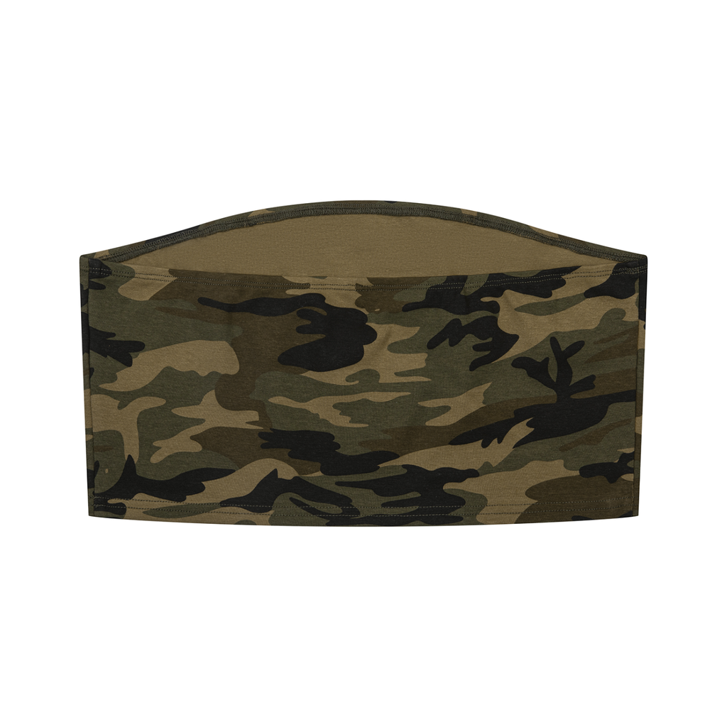 LW 123 Camo Cropped Tube Top