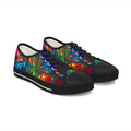 LW 123 Psychedelic Swirl Women's Low Top Sneakers