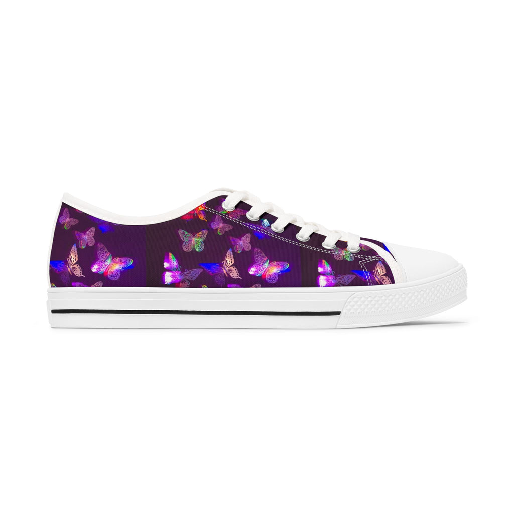 LW 123 Butterfly Print Low Top Sneakers