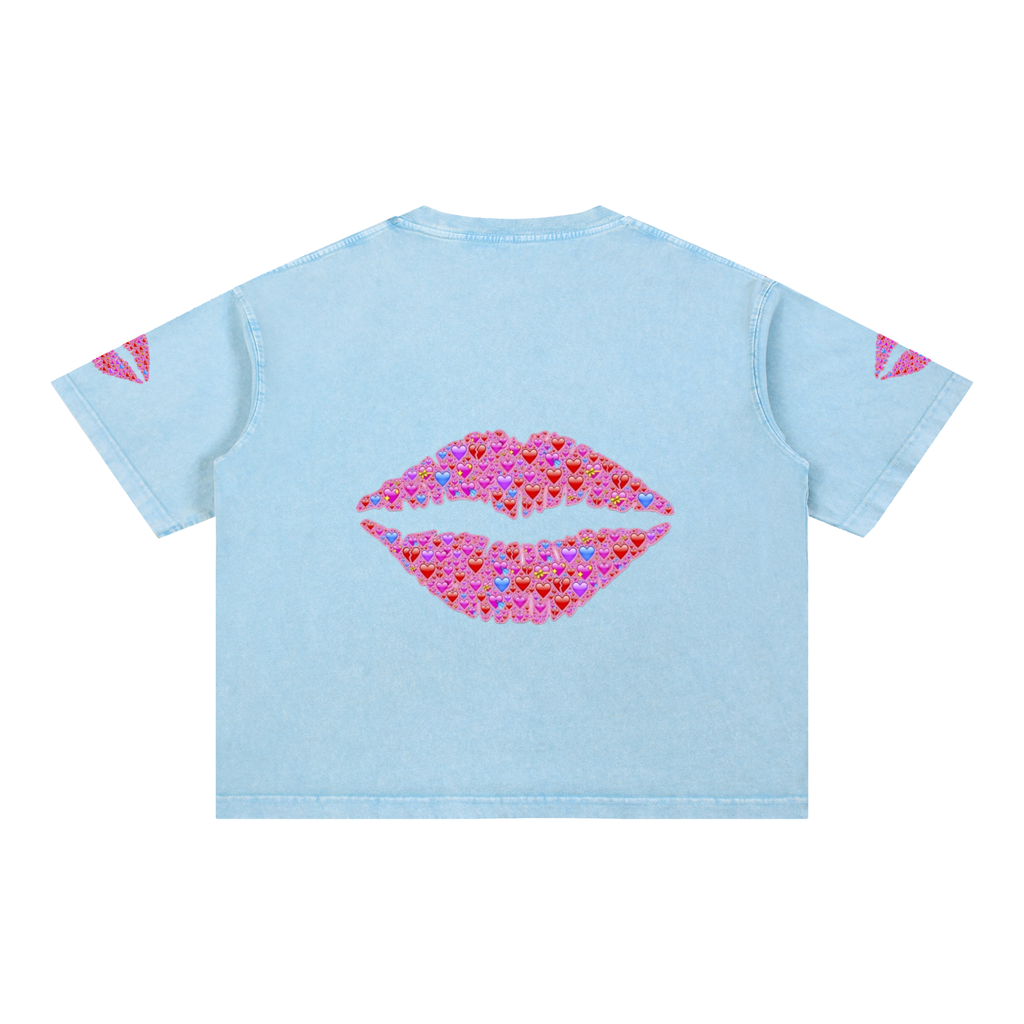 LW 123 Mineral Wash Boxy Cotton T-Shirt