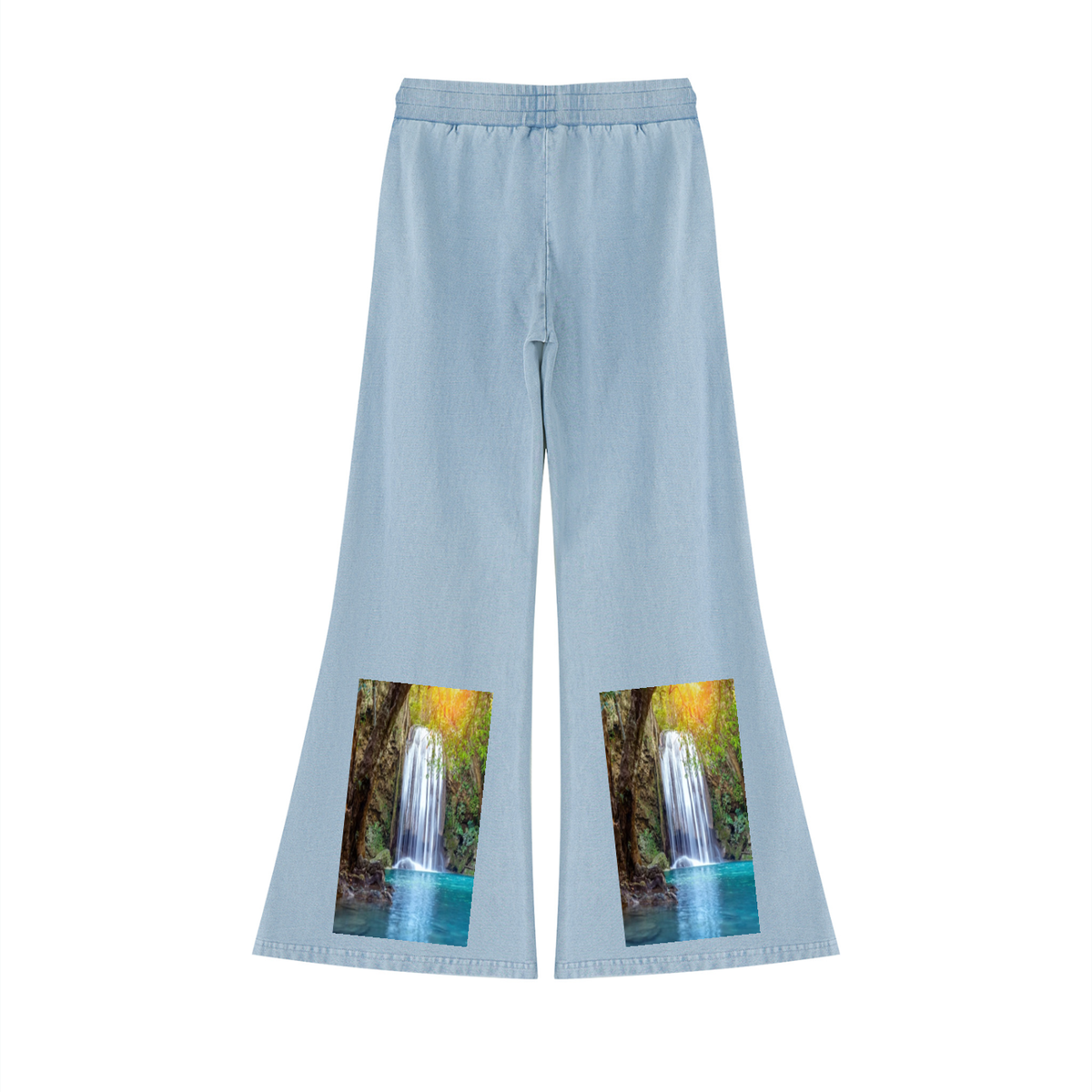 LW 123 Vintage Wash Flared Sweatpants