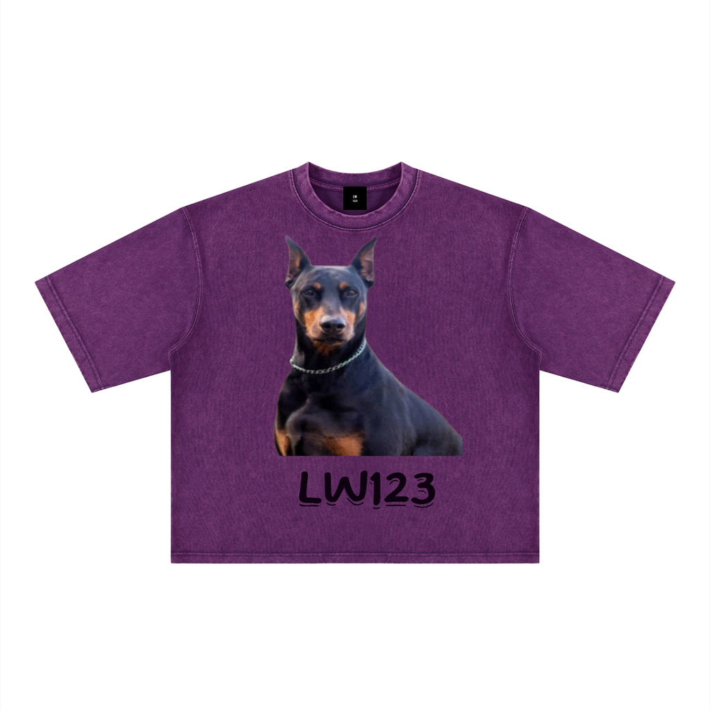 Unisex Heavyweight Mineral Wash Boxy T-Shirt