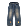 LW 123 Men's Vintage Wash Denim Jeans