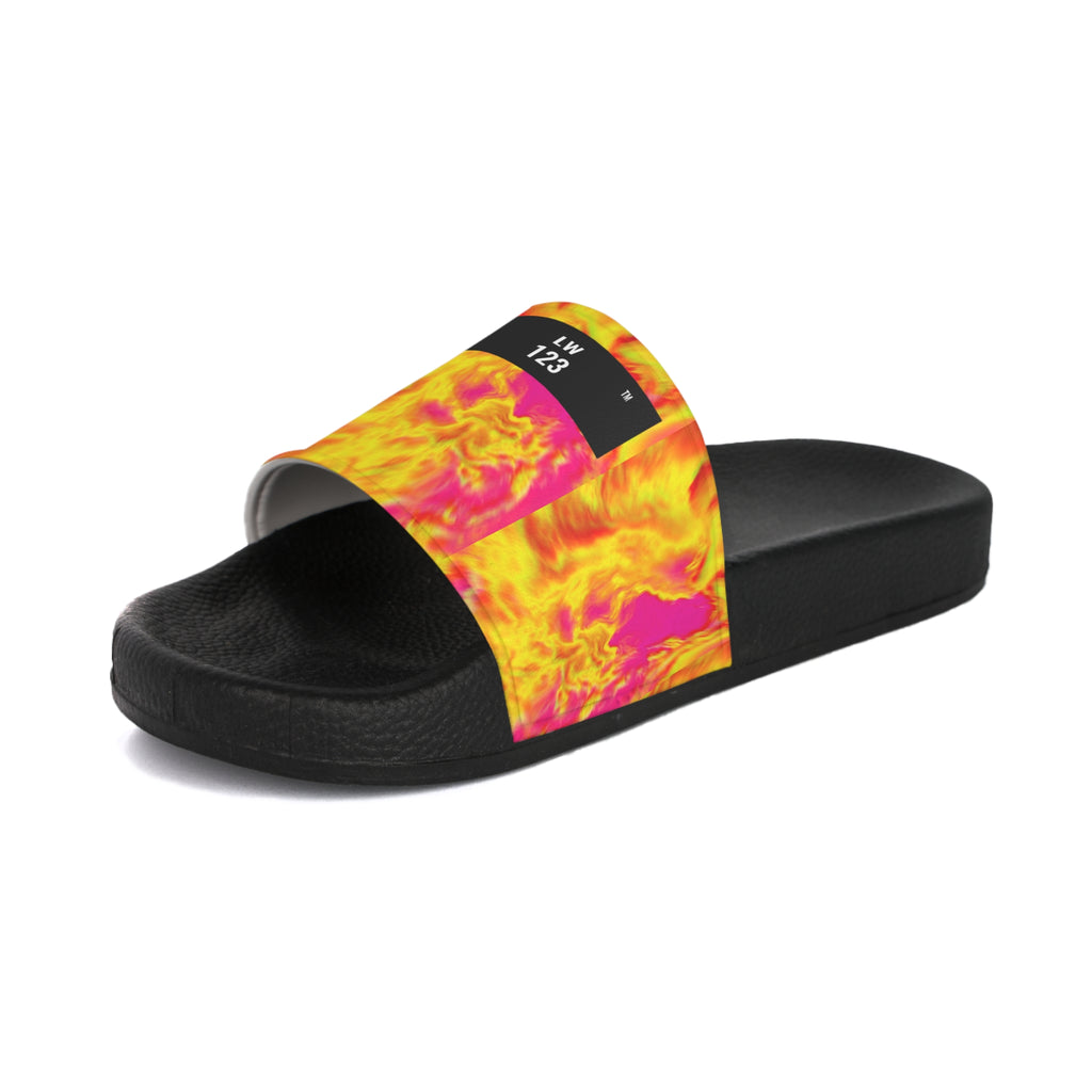 LW 123 Slide Neon Flame Sandals