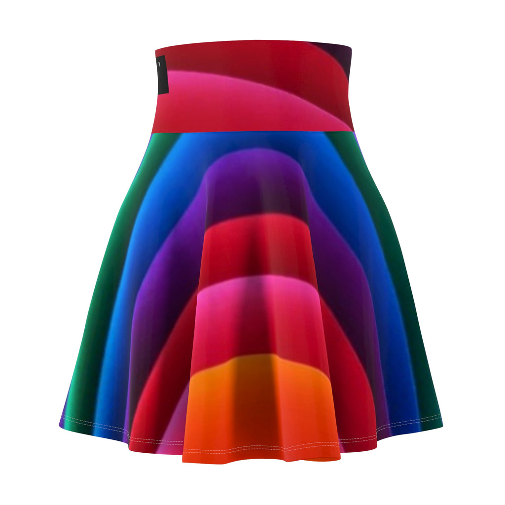 LW 123 Rainbow Wave Skater Skirt
