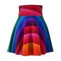 LW 123 Rainbow Wave Skater Skirt
