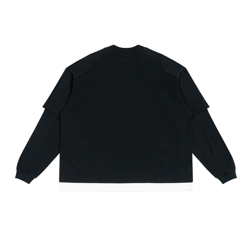 LW 123  Layer Color Block T-Shirt