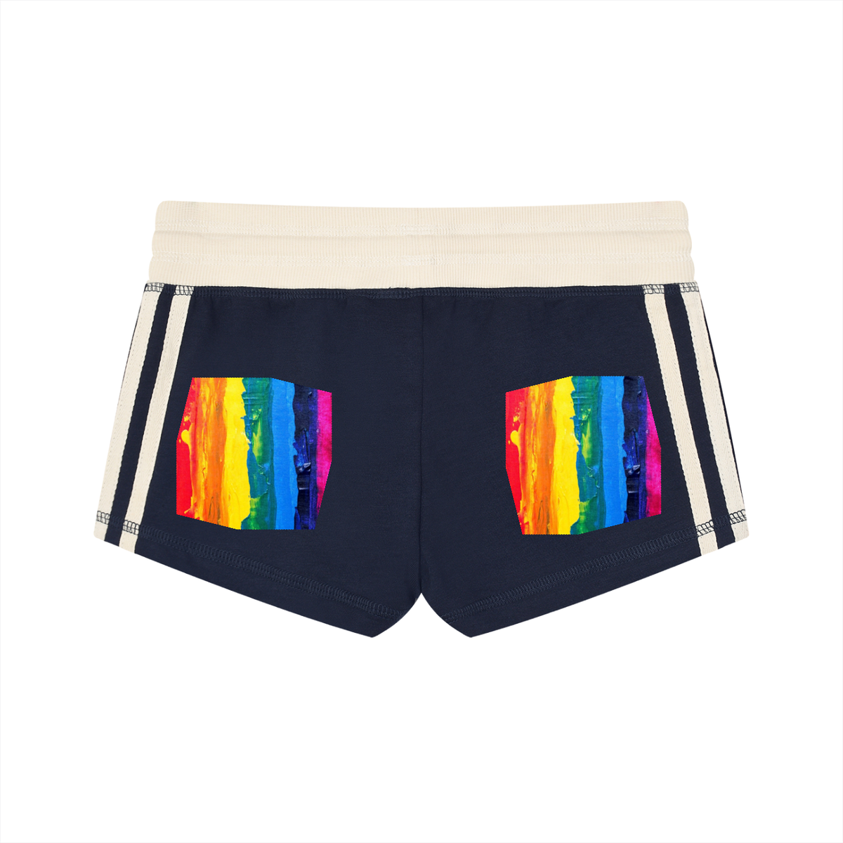 LW 123 Women's Contrast Stripe Track Shorts