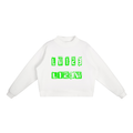 Essential Fleece Mock-Neck Crew Sweatshirt