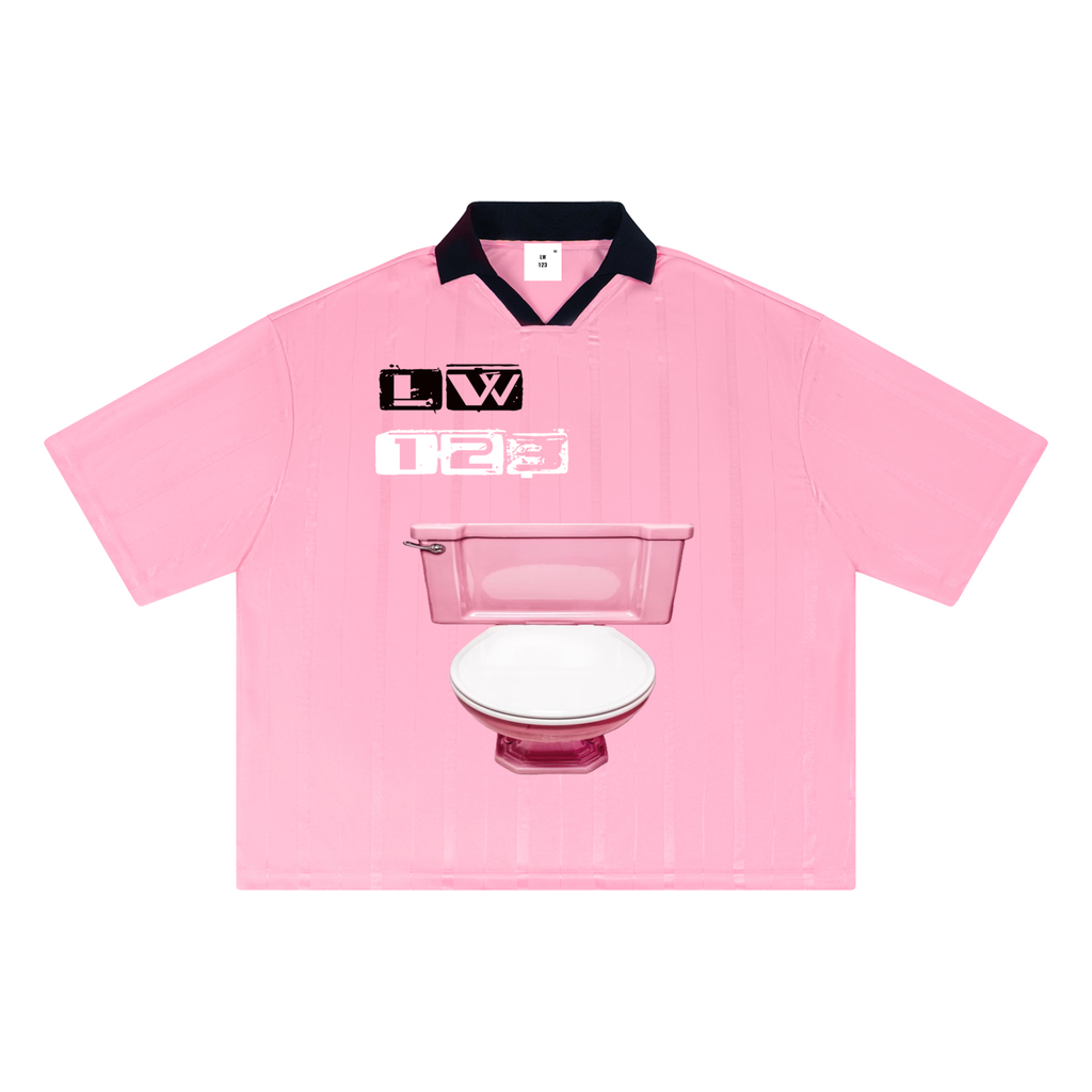 Unisex Striped Boxy Soccer Jersey