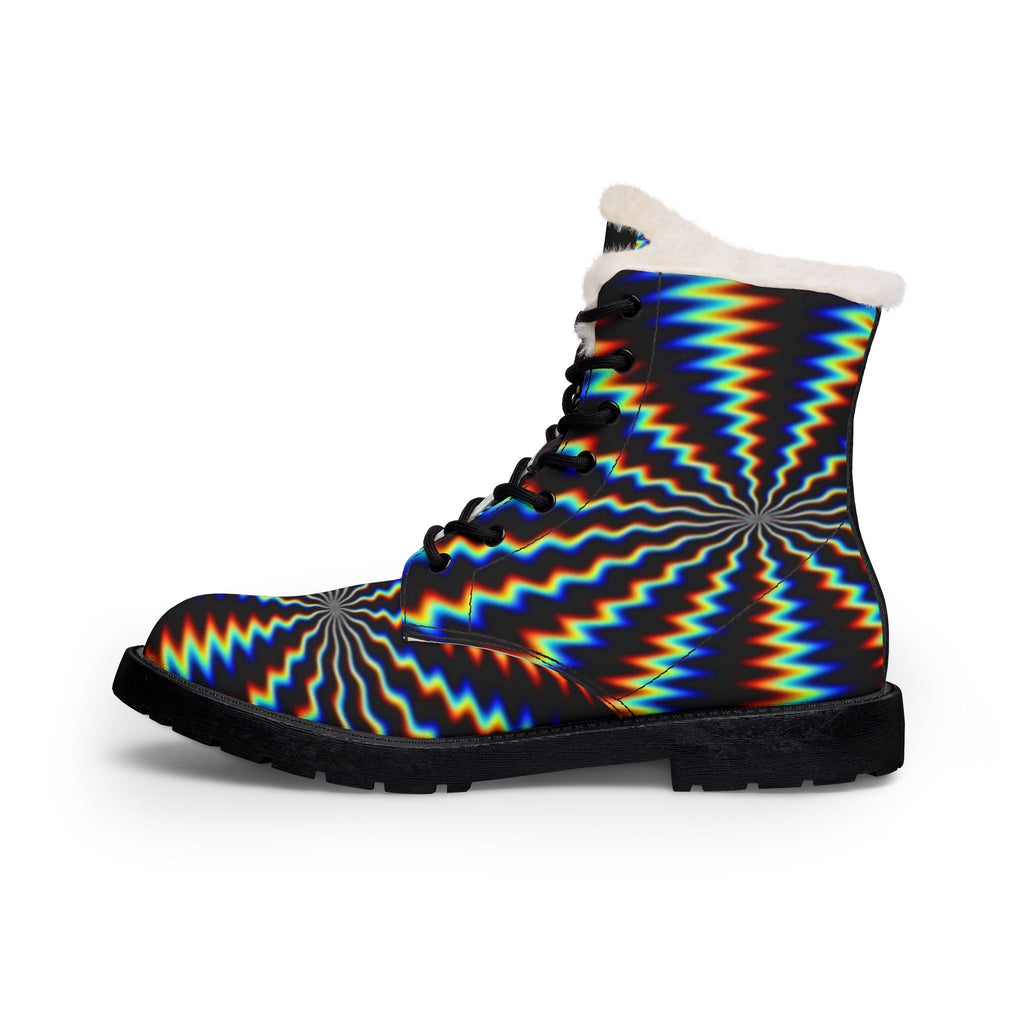 LW 123 Psychedelic Fur Leather Women's Boots