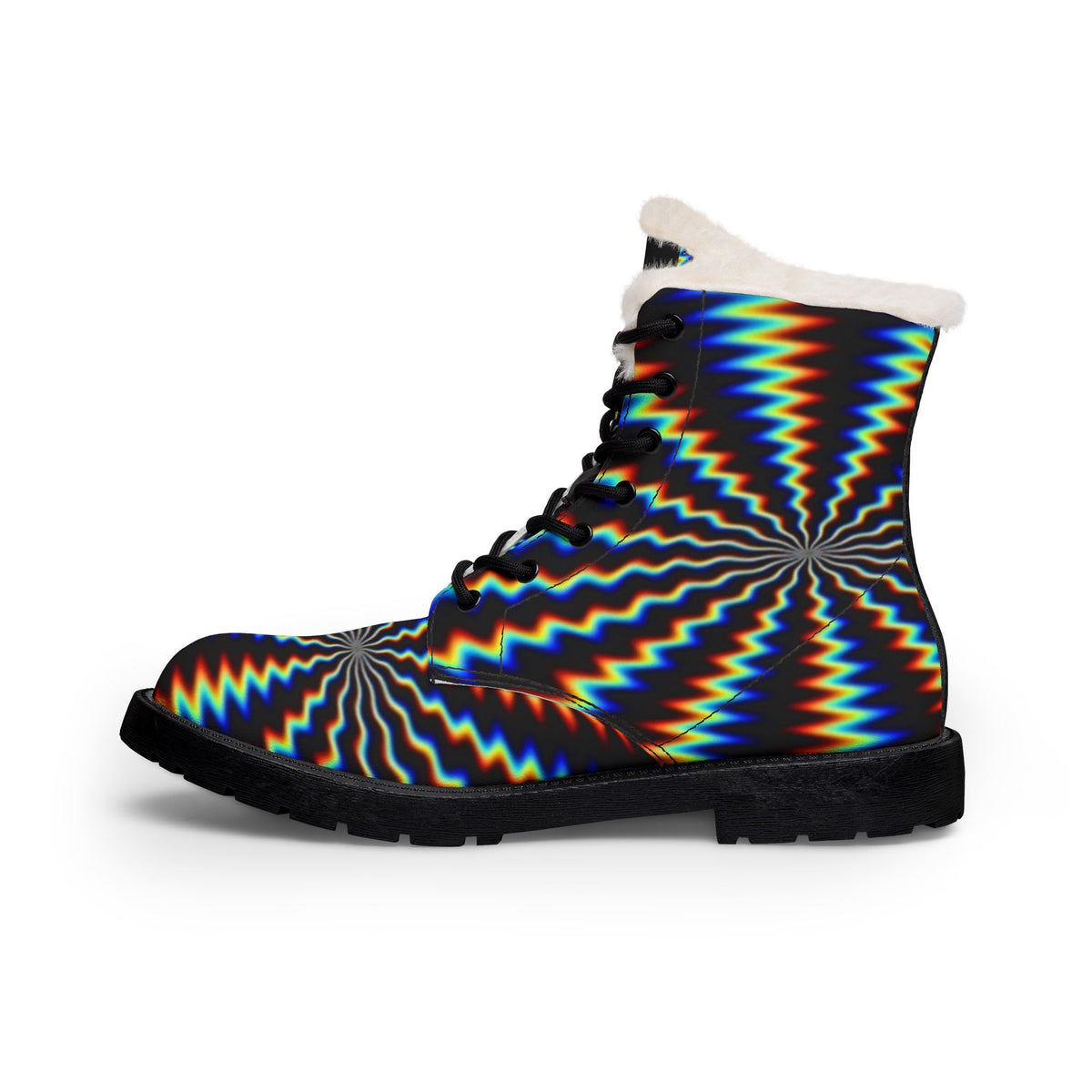 LW 123 Psychedelic Fur Leather Women's Boots