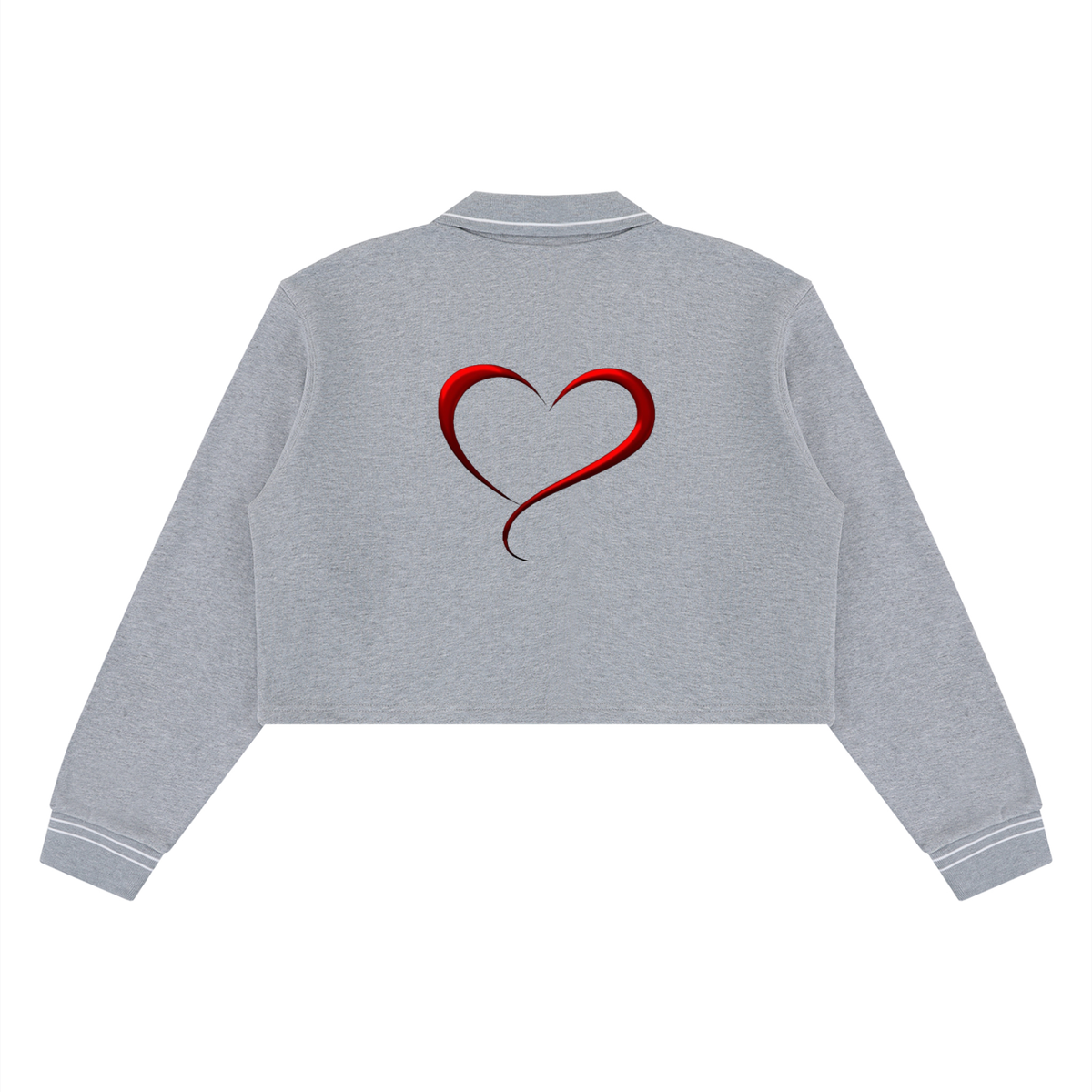 LW 123 Women’s Crop Collared Sweatshirt