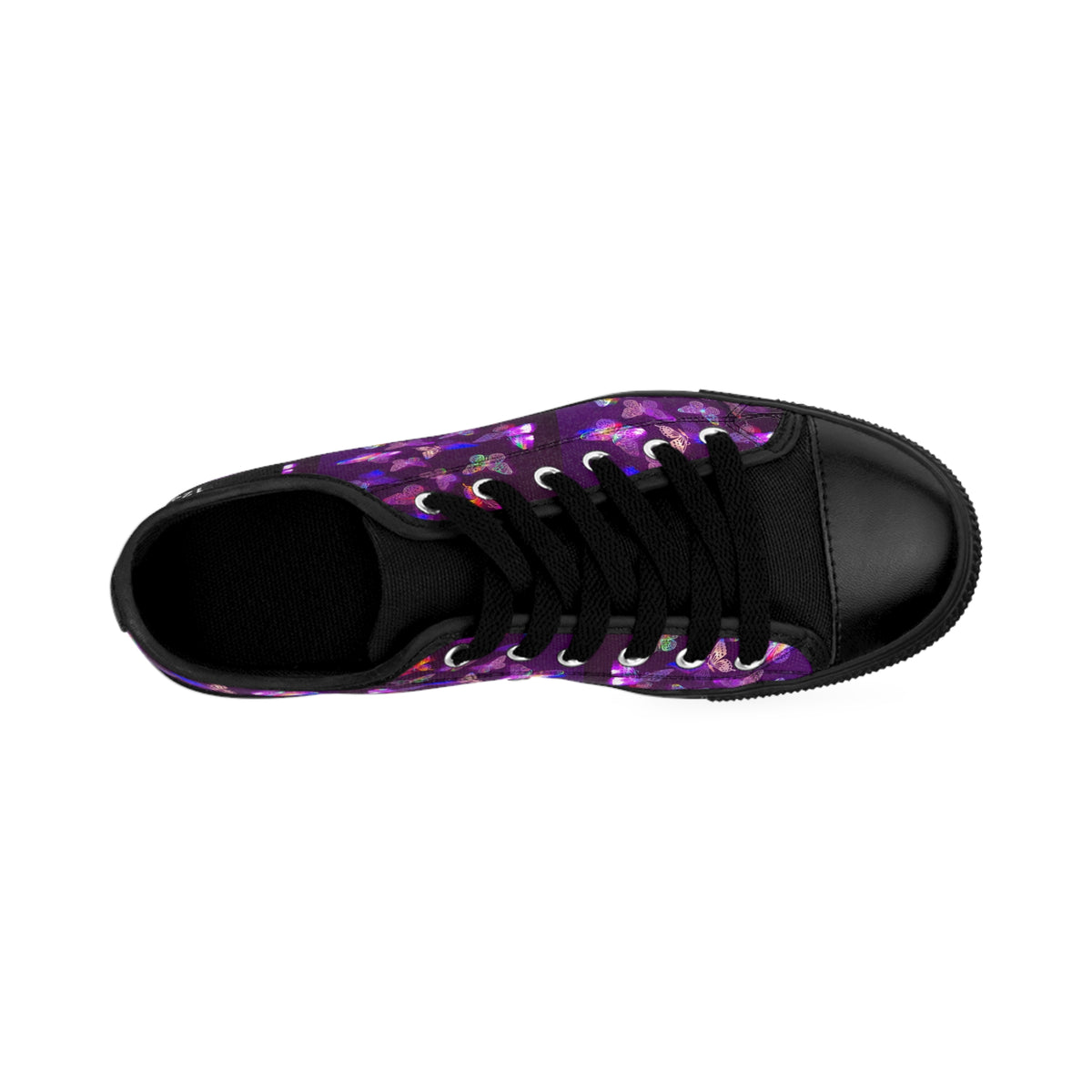 LW 123 Butterfly Print Women's Low-Top Sneakers