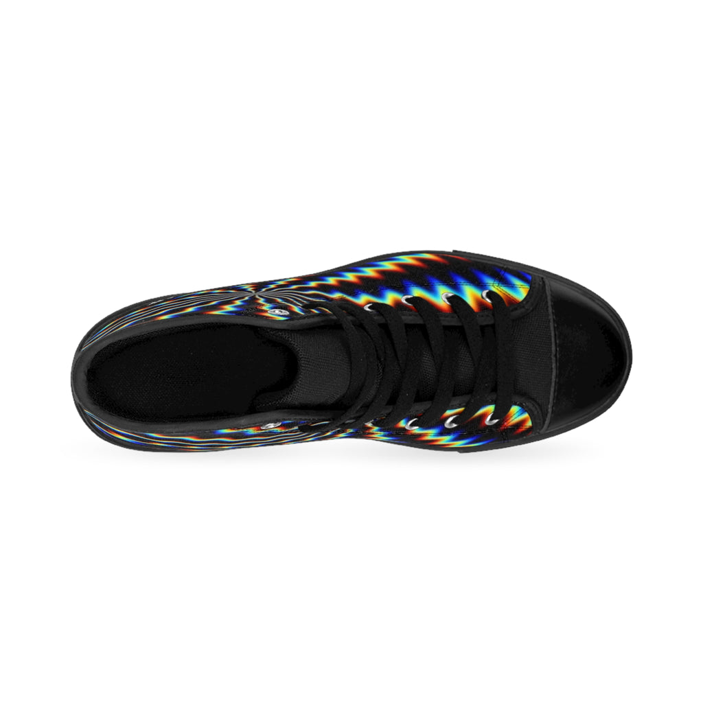 LW 123 Psychedelic Spiral High-Top Sneakers —