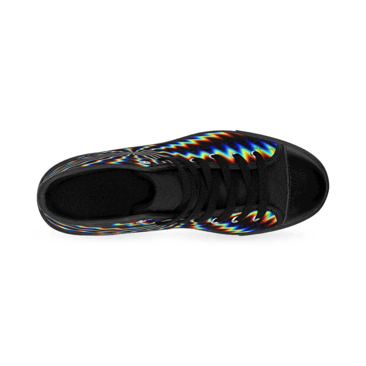 LW 123 Psychedelic Spiral High-Top Sneakers —