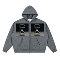 LW 123 Sparkles Full Zip Boxy Hoodie