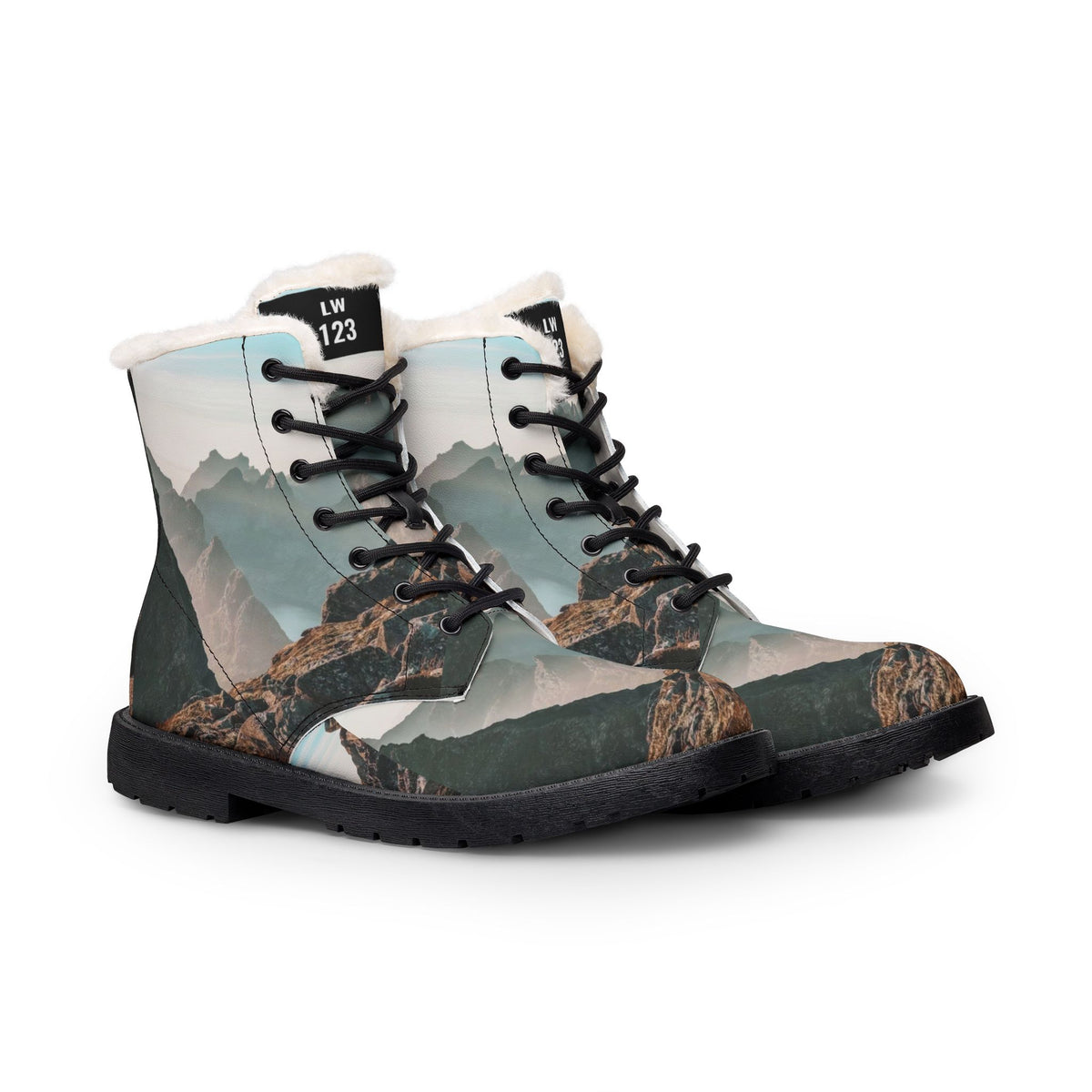 LW 123 Women's Fur and Leather Boots