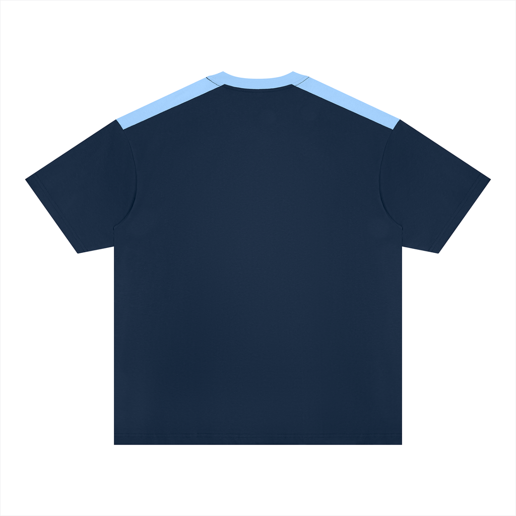 LW 123 Color Block Loose T-Shirt