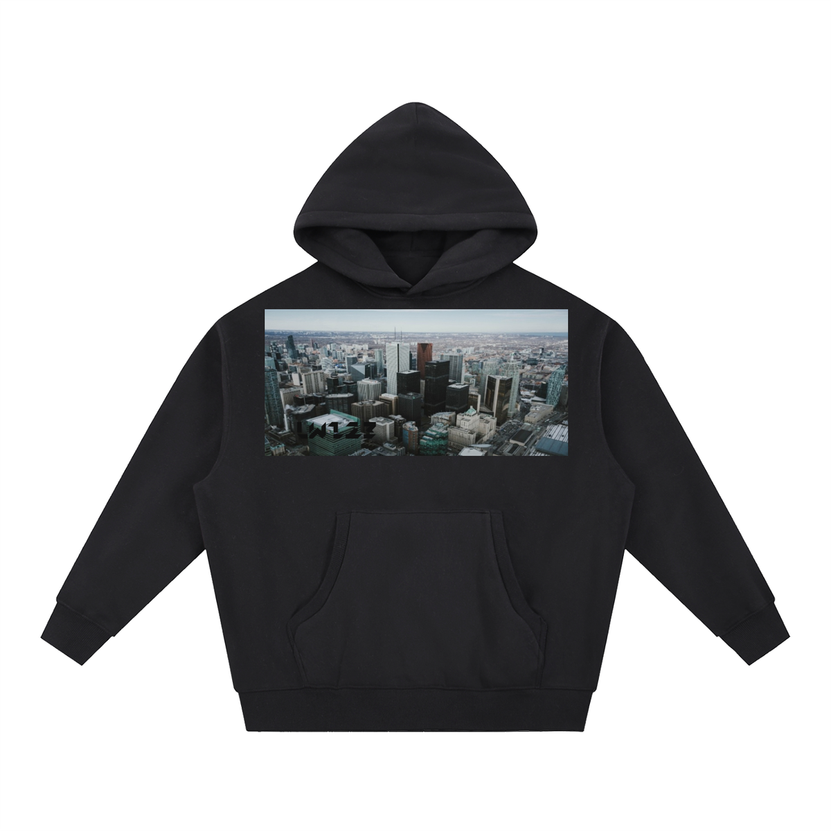 LW 123  Oversized Boxy Fit Fleece Hoodie