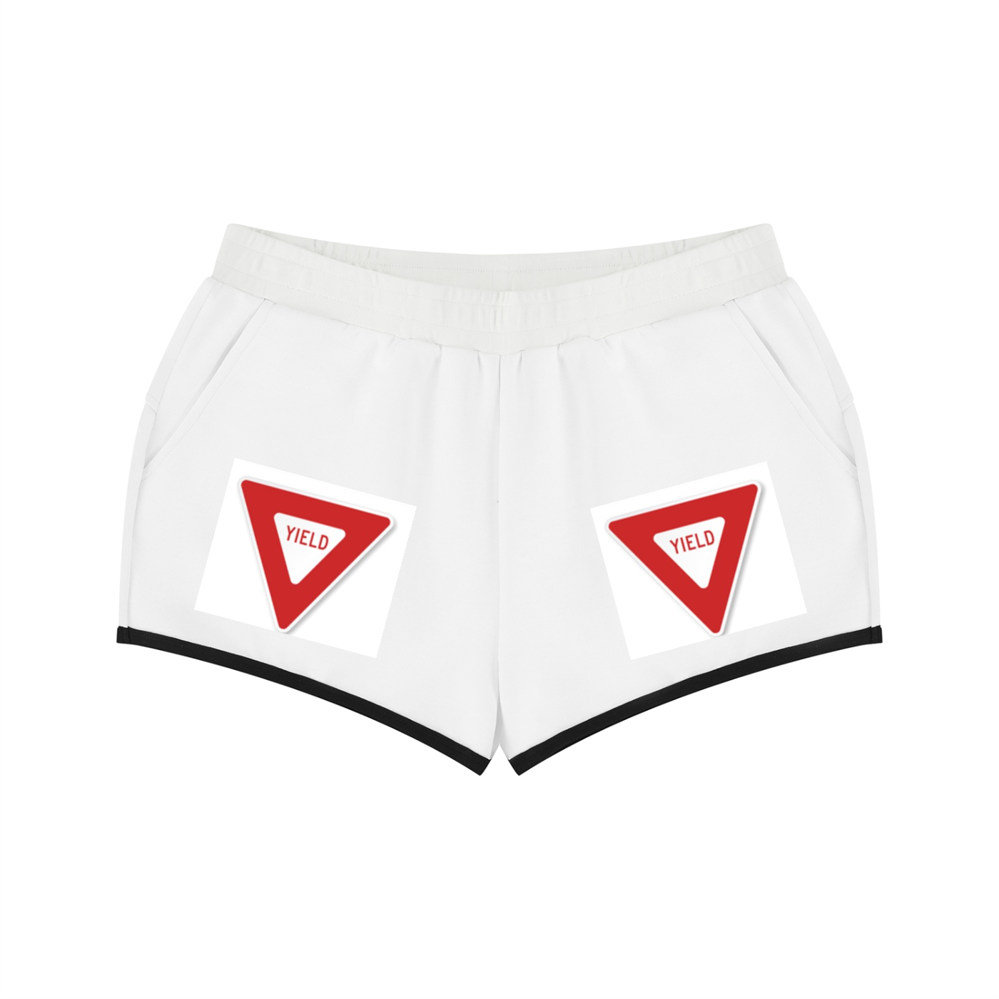 Women's Retro Contrast Binding Shorts