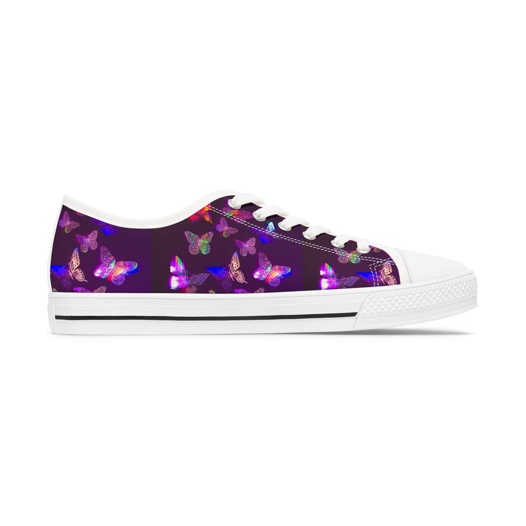 LW 123 Butterfly Print Low Top Sneakers