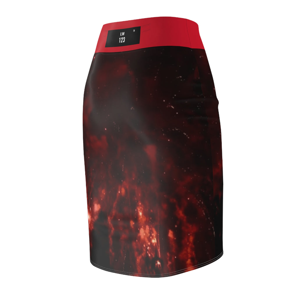 LW 123 Women's Pencil Skirt (AOP)