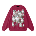 Snow Washed Oversized Sweatshirt