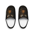 LW 123 Tiger Face Women's Indoor Slippers — Cozy Fierce Animal Print House Shoes