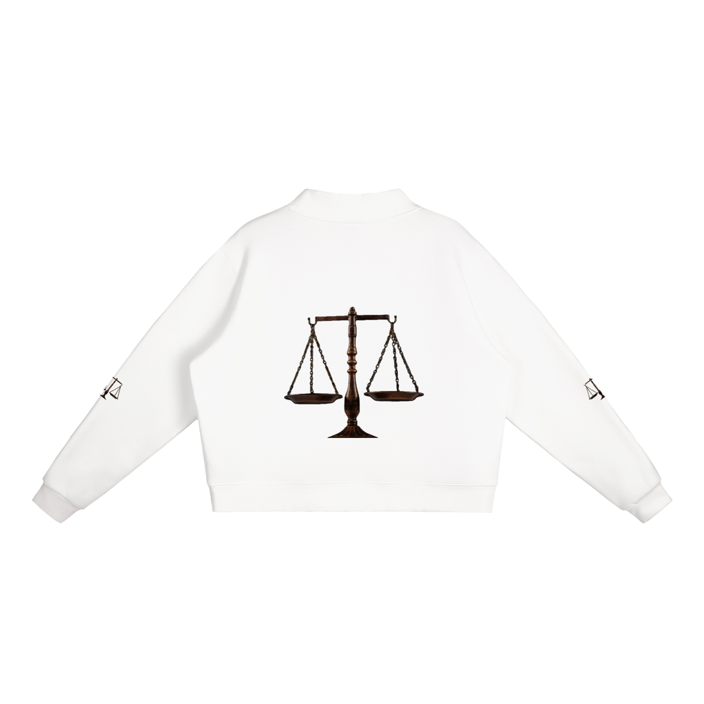 LW 123 Fleece Mock-Neck Crew Sweatshirt