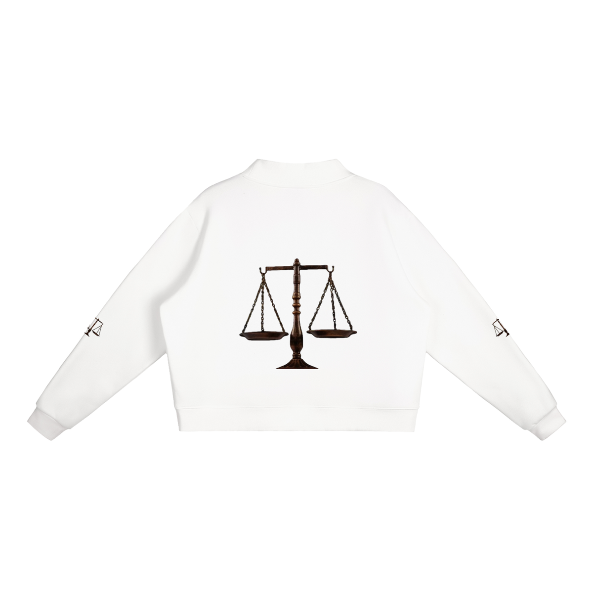 LW 123 Fleece Mock-Neck Crew Sweatshirt